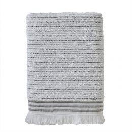 SKL Home by Saturday Knight Ltd. Subtle Stripe Bath Towel 28x54, Bundle of 2