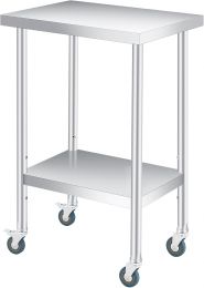 Garvee Stainless Steel Table Stainless Steel