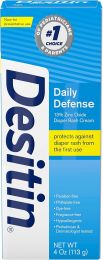 Desitin Daily Defense Baby Diaper Rash Cream with Hypoallergenic 4 oz, Bundle of 4