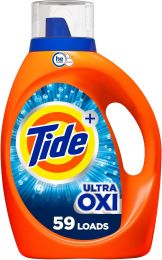 Tide Ultra Oxi Boost Liquid Laundry Detergent, Bundle of 2