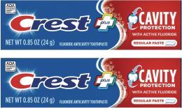 Crest Cavity Protection Toothpaste - 0.85 oz - 2 0.85 oz, Bundle of 4