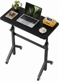 Marsail Mobile Stand Up Desk with Wheels Portable