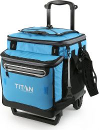 Titan by Arctic Zone Collapsible Wheeled Soft Sided Cooler with
