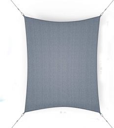 Coolaroo Ready-to-Hang Shade Sail - 90% UV Block Breathable 11ft, 10in, 8ft