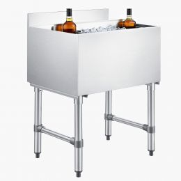 VEVOR Commercial Ice Bin Stainless Steel 19 Inch