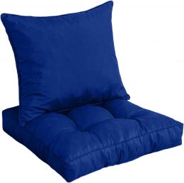 HIGOGOGO 22 x 22 Outdoor Cushions for Patio Furniture Waterproof 22 x 22, Bundle of 2
