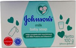 Johnson's Johnson Johnson & Johnson Baby Soap Milk 3.5 Ounce, Bundle of 4