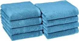 Visit the Store 8-Pack Lightweight Quick-Dry Hand Towels Cotton 8-Pack, Bundle of 2