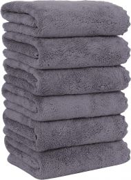 MOONQUEEN 6 Pack Premium Microfiber 6 Pack, 28 inches, 16 x 28 inches, Bundle of 2