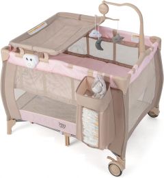 Costzon 3 in 1 Pink Pack and Foldable Portable 3 in