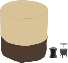 Cozzka Patio Cool Bar Side Table Cover for Keter Waterproof 7.5 Gallon, Bundle of 2