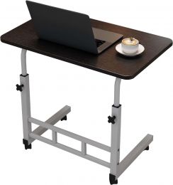 BouPower Adjustable Height Mobile Computer Desk Portable
