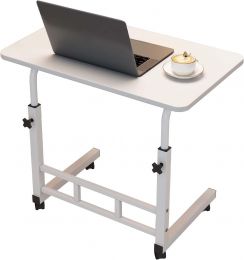 BouPower Adjustable Height Mobile Computer Desk Portable