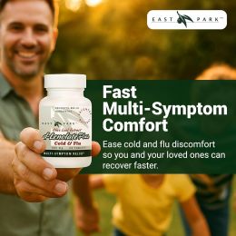 EAST PARK d-Lenolate Plus Cold & Flu Homeopathic Remedy for, Bundle of 2