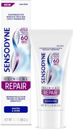 Sensodyne Clinical Repair Whiten & Shine Toothpaste 2.3 oz, Bundle of 3