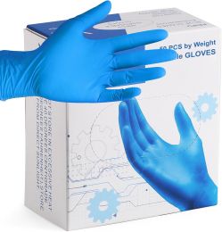 PEIPU Nitrile Disposable Gloves，Powder Free, Bundle of 4
