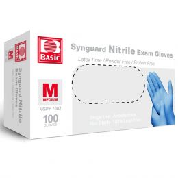 Intco Basic Medical NGPF-7002 Blue Nitrile, Bundle of 2