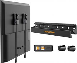Perlegear No Drill TV 65 Inch, 100 lbs, Bundle of 2