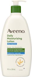 Aveeno Daily Moisturizing Sheer Hydration Fragrance-Free Lotion with, Bundle of 3