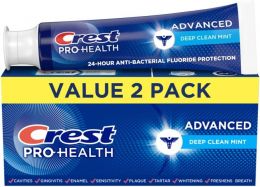 Crest Pro-Health Advanced Deep Clean Mint Toothpaste Pack of 1, 2 Count, Bundle of 3