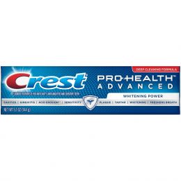 Crest Pro-Health Advanced Whitening Power Toothpaste 3.5 oz, Bundle of 4