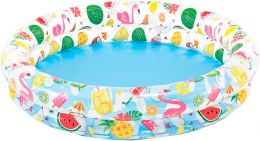 Intex Inflatable Stars Kiddie 2 Ring Circles Swimming Pool, Bundle of 2
