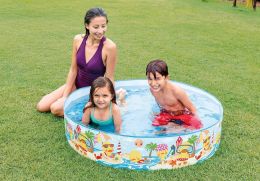 Intex 58477EP Duckling Snapset Pool 4' x 10", Bundle of 2