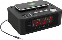 Ken-Tech Digital Alarm Clocks for Bedrooms Wireless Digital