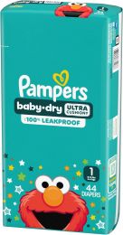 Pampers Diapers 44 Count, Bundle of 3