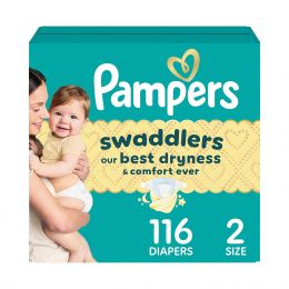 Pampers Diapers Size 29 Count, Bundle of 2
