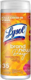 Lysol Disinfectant Wipes Pack of 1, 35ct, Bundle of 5