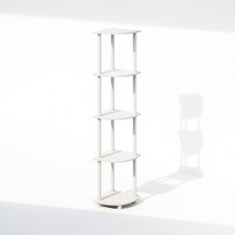 Furinno Turn-N-Tube Toolless Assembly 5-Tier Storage Shelves