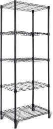 Whitmor 5 Tier Storage Shelves Metal Heavy Duty 400 lbs, 2000 lbs