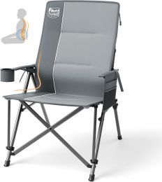 TIMBER RIDGE Oversized Camping Chair with Lumbar Support Heavy Duty Portable 450 LBS