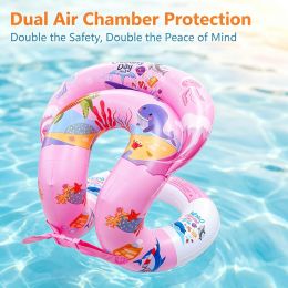 ENOMIN Floaties Swim Vest for Child Portable 90 lbs, Bundle of 3