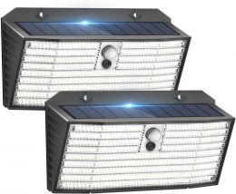 APILAB Solar Lights Outdoor 2 Pack, Bundle of 2