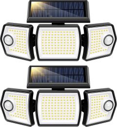 VIVOHOME Linkable Solar Lights Outdoor Waterproof 2 Pack