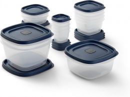 Rubbermaid Easy Find Lids® Food Storage Containers with 26 Piece, Bundle of 2