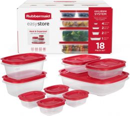 Rubbermaid EasyStore Large Containers 18-Piece, Bundle of 2