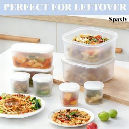 Spaxly 4-Piece Nesting Food Storage Containers with 4-Piece, 150ml, 500ml, Bundle of 3