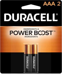 DURACELL Coppertop AAA Batteries with Power Boost Ingredients Pack of 1, 2 Count, Bundle of 5