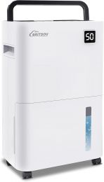 Britsou 50 Pints Dehumidifier for Basement with Drain Hose