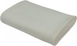GO GREEN ORGANICS Waffle Bath Towel Cotton 5x58 INCHES, Bundle of 2
