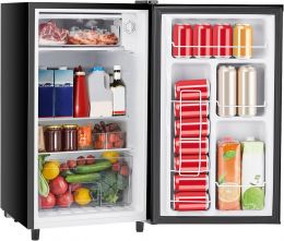 Sweetcrispy 3.2 Cu.Ft Mini Fridge with Freezer