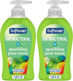Softsoap Antibacterial Liquid Hand Soap Pump Pack of 2, Bundle of 4