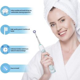 Voguish Replacement Toothbrush Heads Compatible with Oral B Braun, Bundle of 4