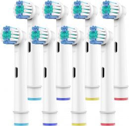 SetSail Toothbrush Heads for Oral B Electric 8 Pack, Bundle of 3
