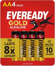 EVEREADY Gold Alkaline Batteries AA, Bundle of 3