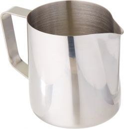 Winco 14 oz Frothing Stainless Steel Pitcher Stainless Steel 14 oz, Bundle of 3