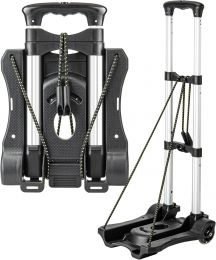 Vsaikeo Small Folding Hand Truck Dolly with 2 Wheels Foldable